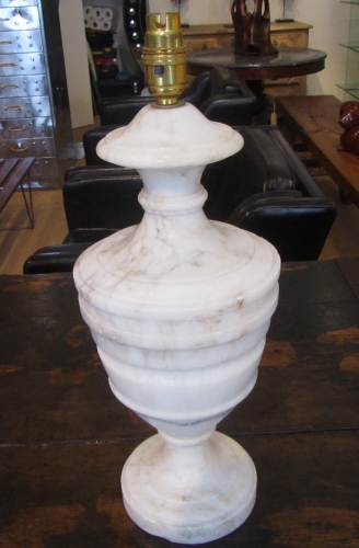 An Alabaster lamp