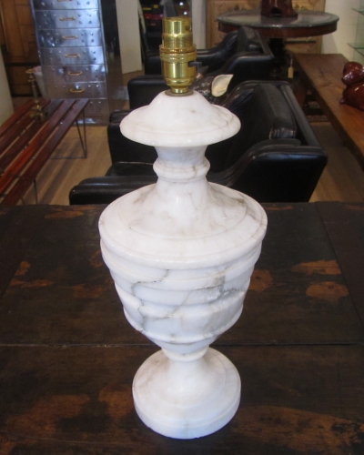 An Alabaster lamp