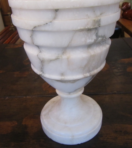 An Alabaster lamp