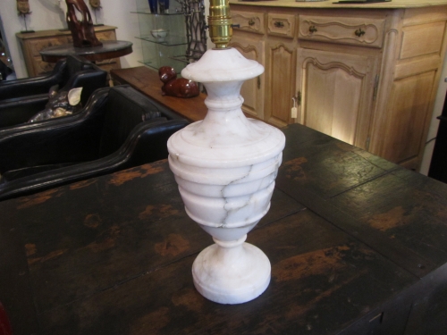An Alabaster lamp