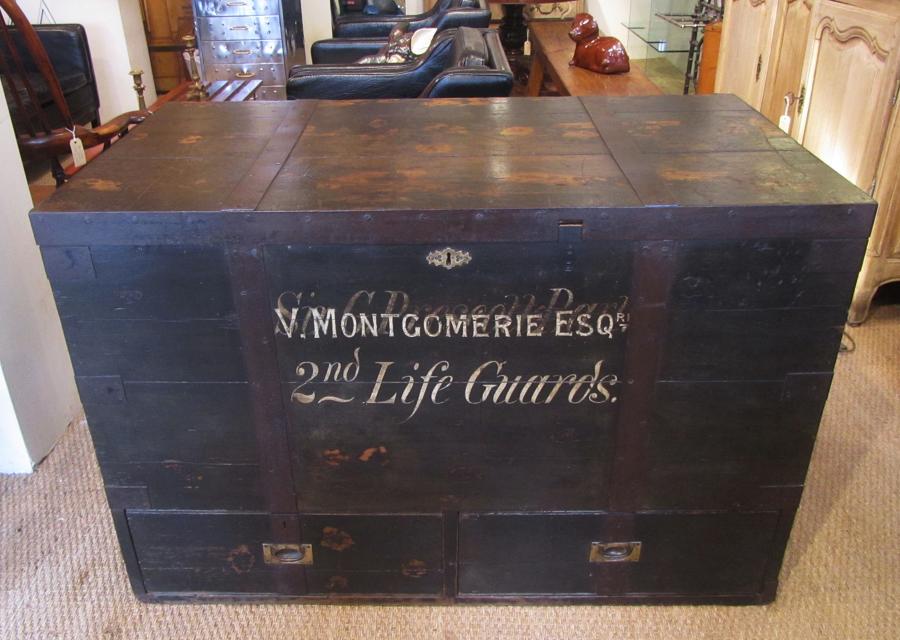 A large military trunk