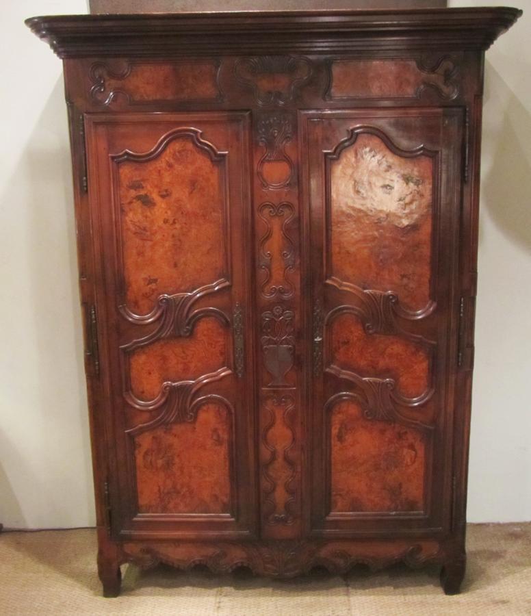An 18thC marriage armoire
