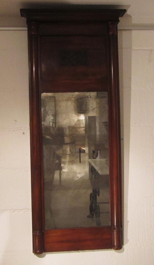 A Mahogany pier mirror