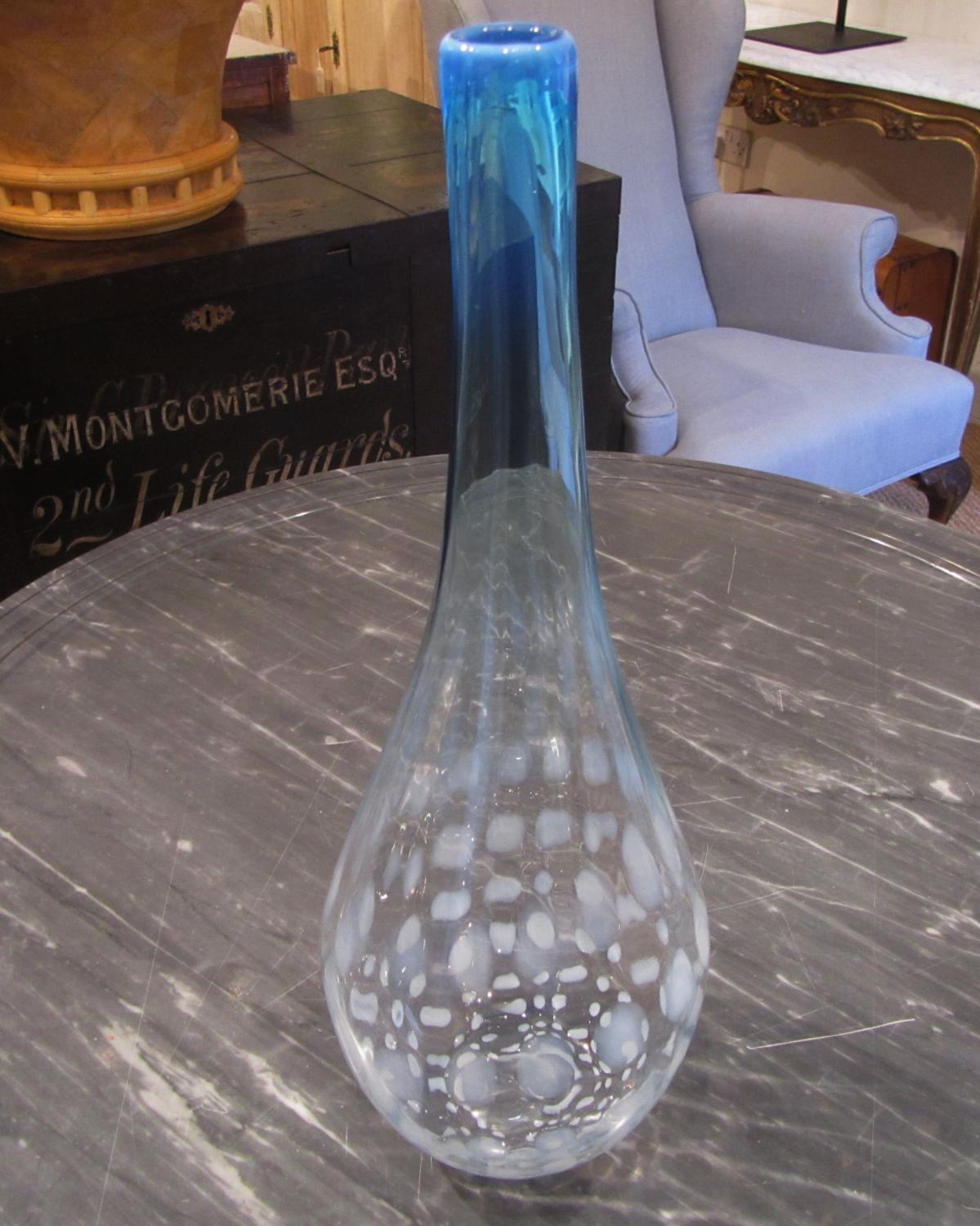 An art glass vase
