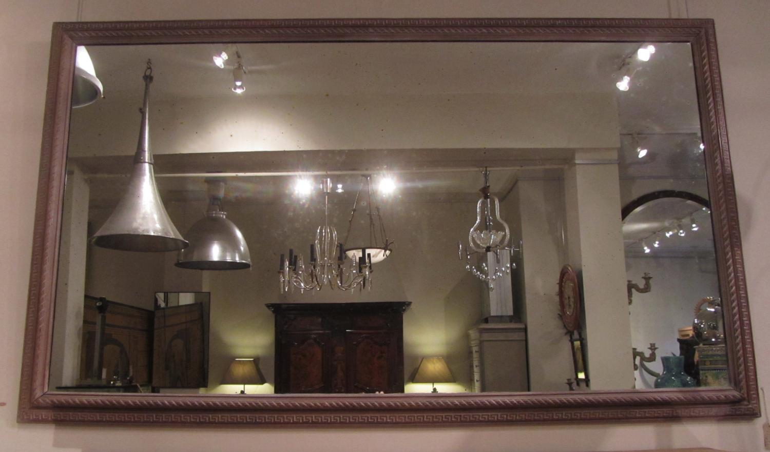 A large 19thC mirror