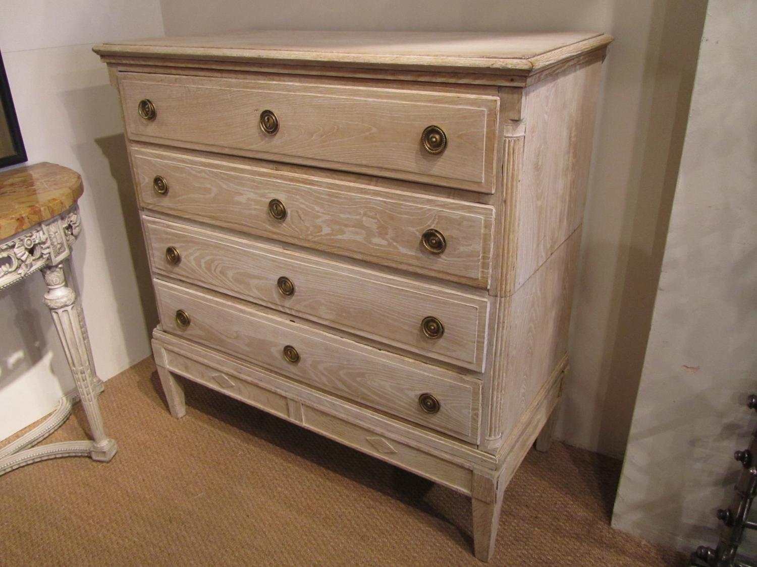 A large Swedish chest of drawers