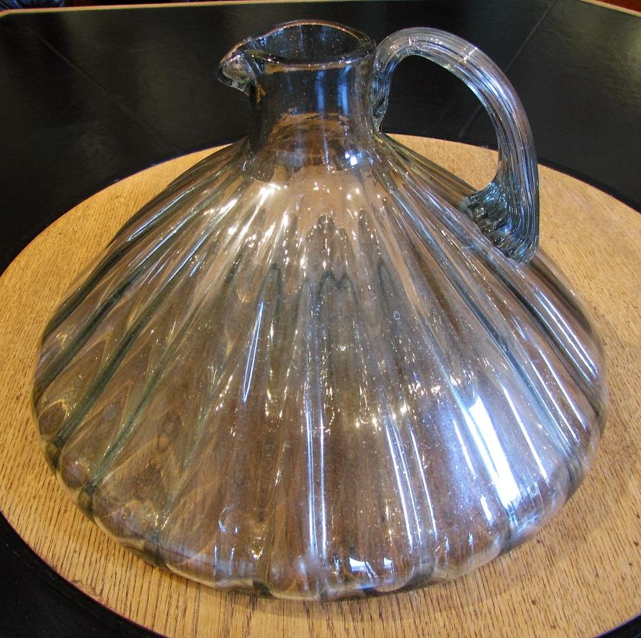 Murano glass ships decanter jug