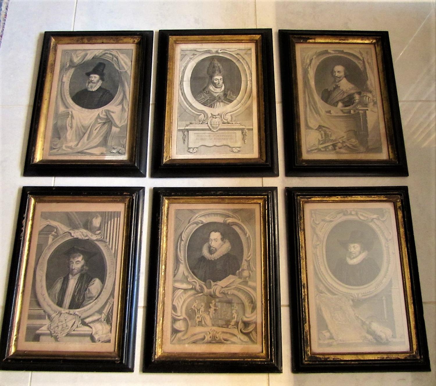 A set of 18thC etchings