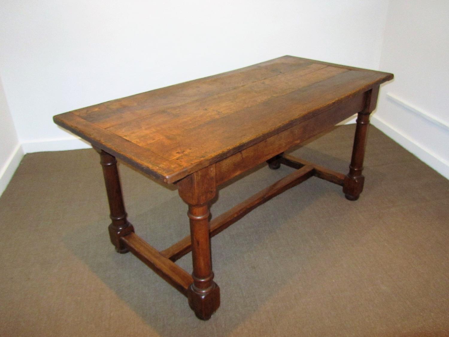 An Oak 19thC jointed refectory table