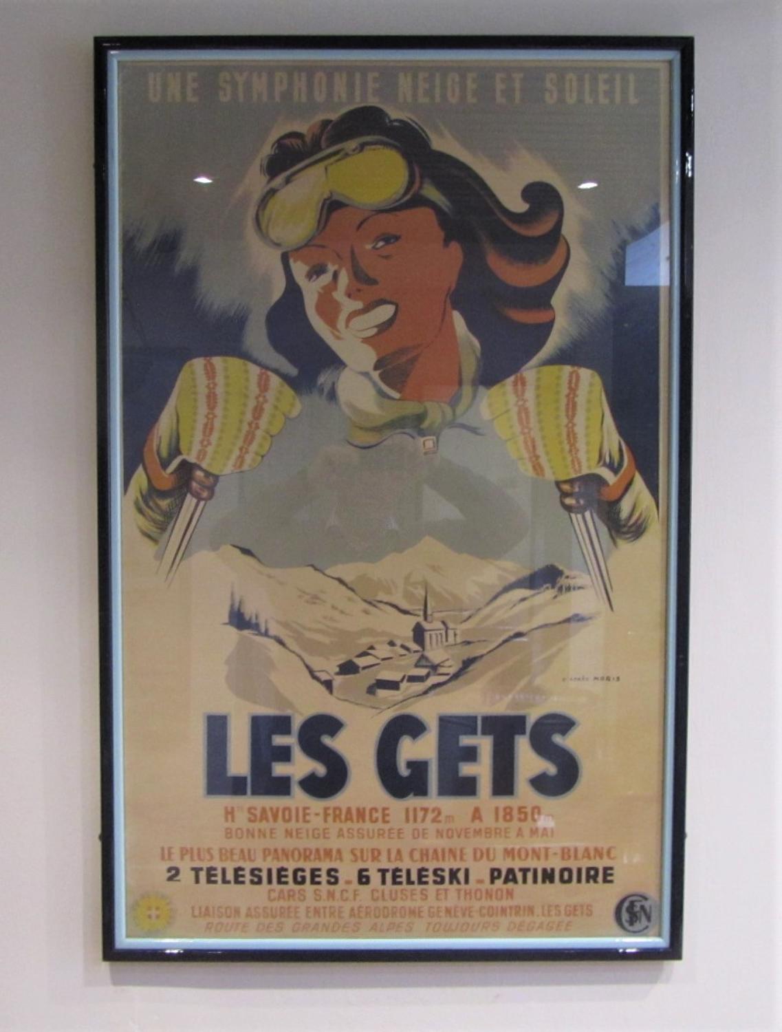 A 1950's Ski poster
