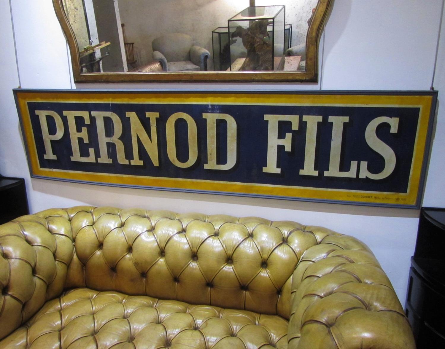 A large Pernod Fils advertisement