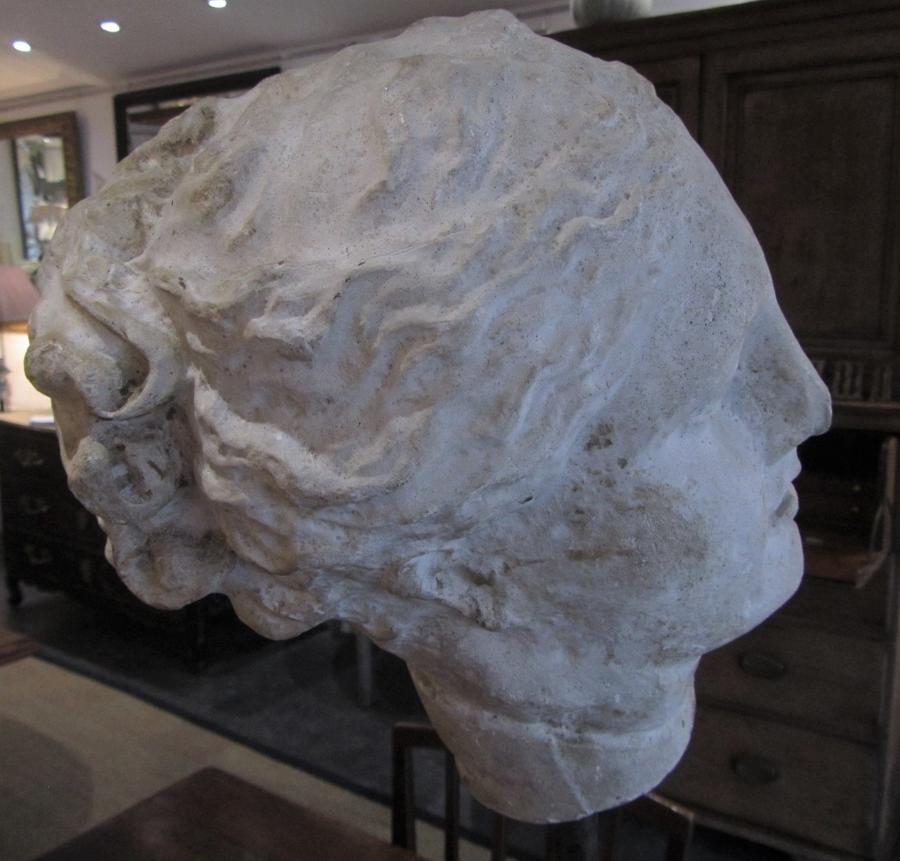 A 19thC plaster bust