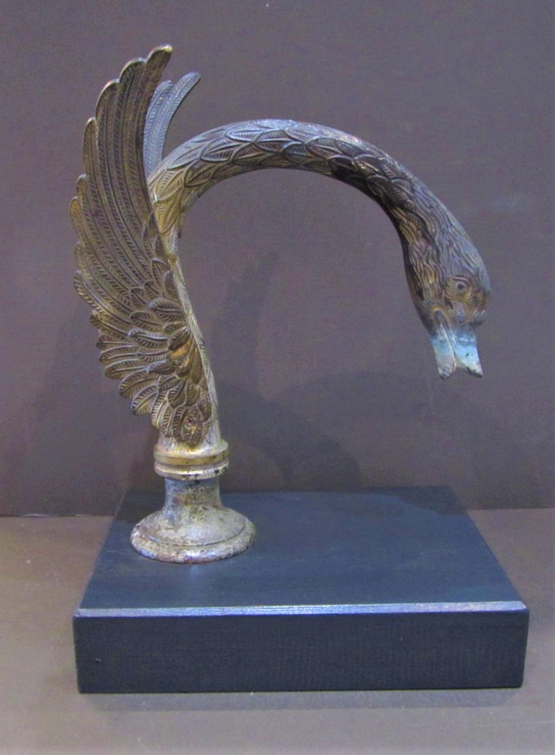 A bronze Swan fountain head