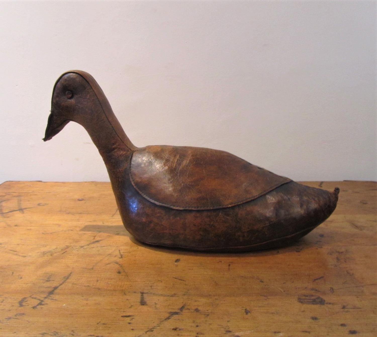 A 60's Abercrombie and Fitch leather duck