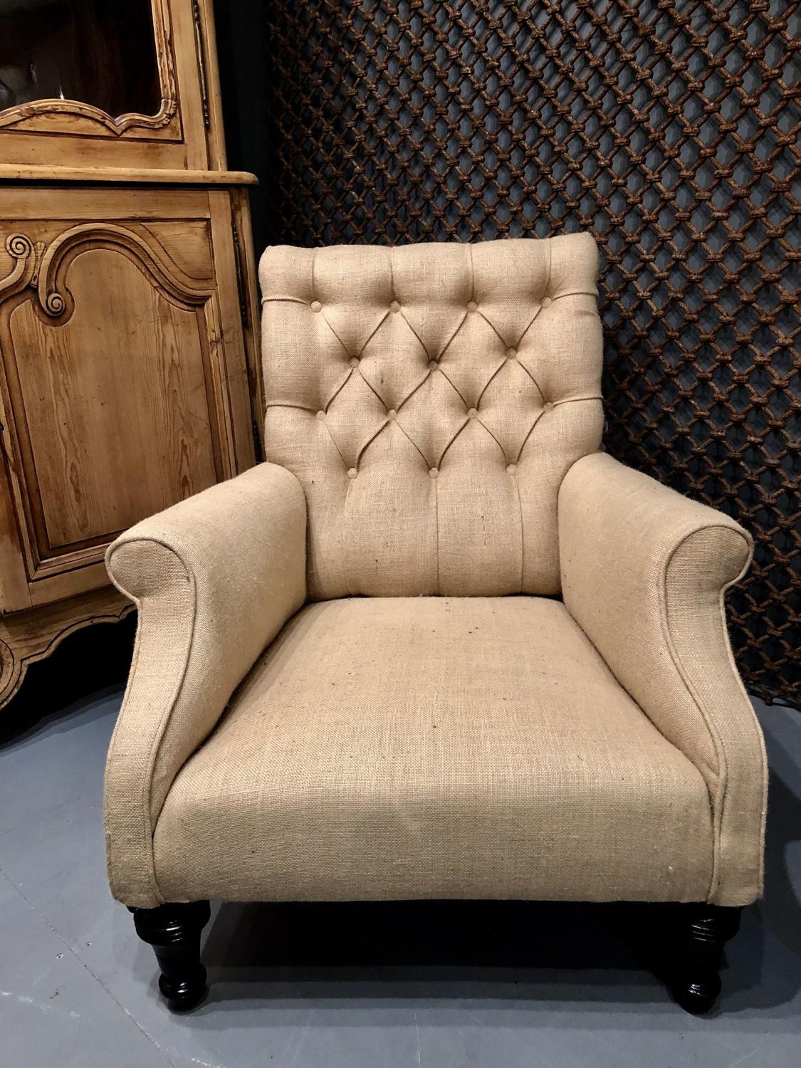 A large Victorian Armchair