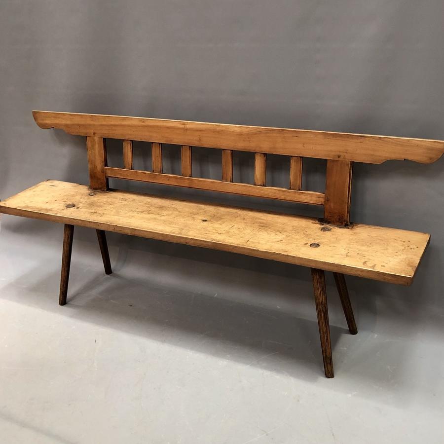A Spanish Pine bench