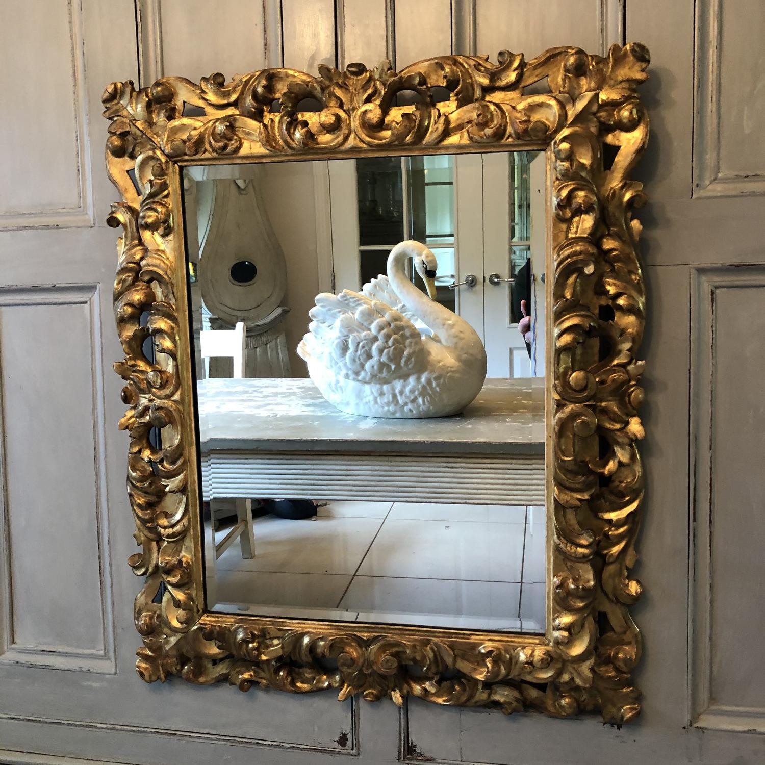 A 19thC Florentine Mirror