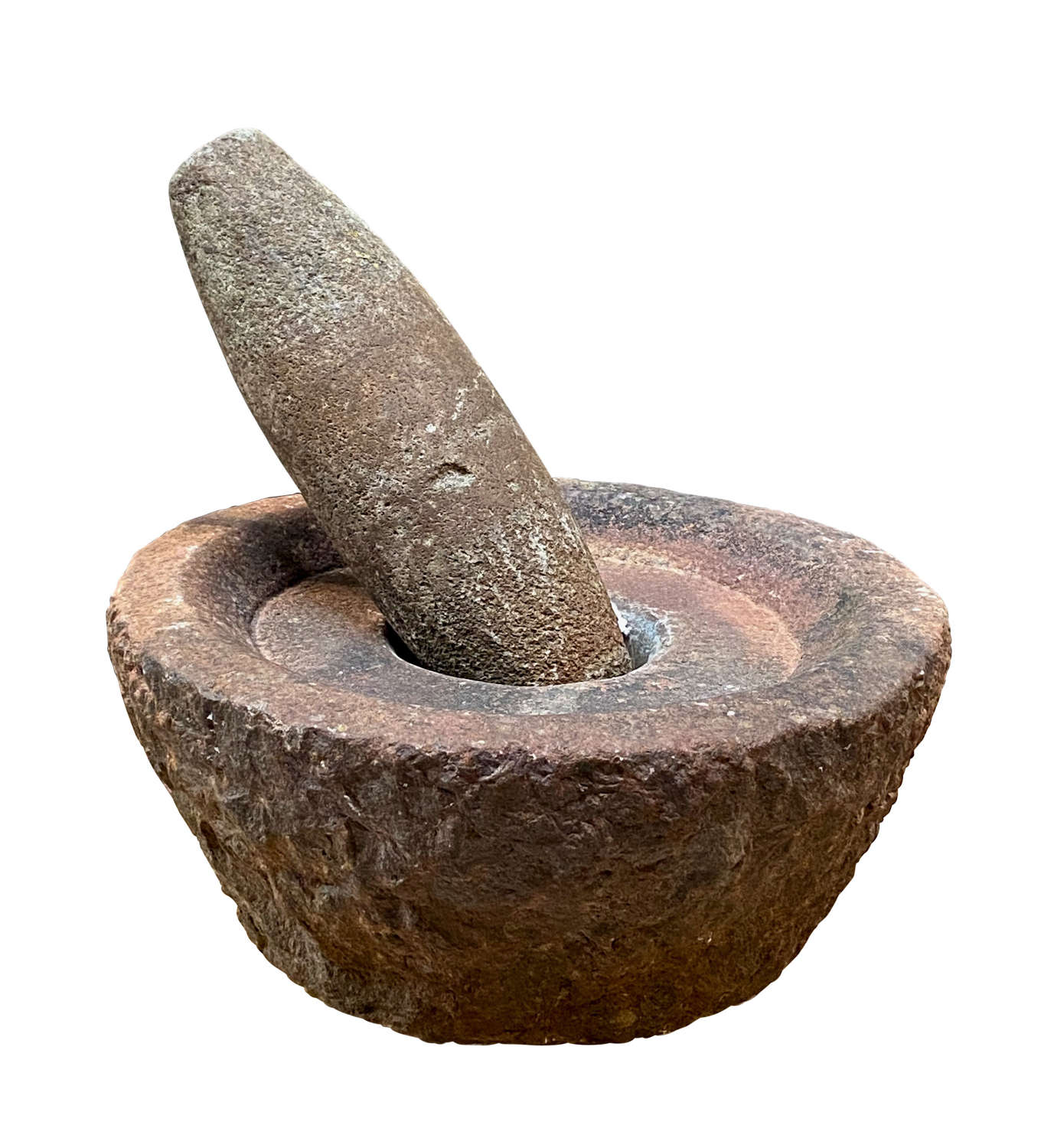 A Large Stone Pestle and Mortar