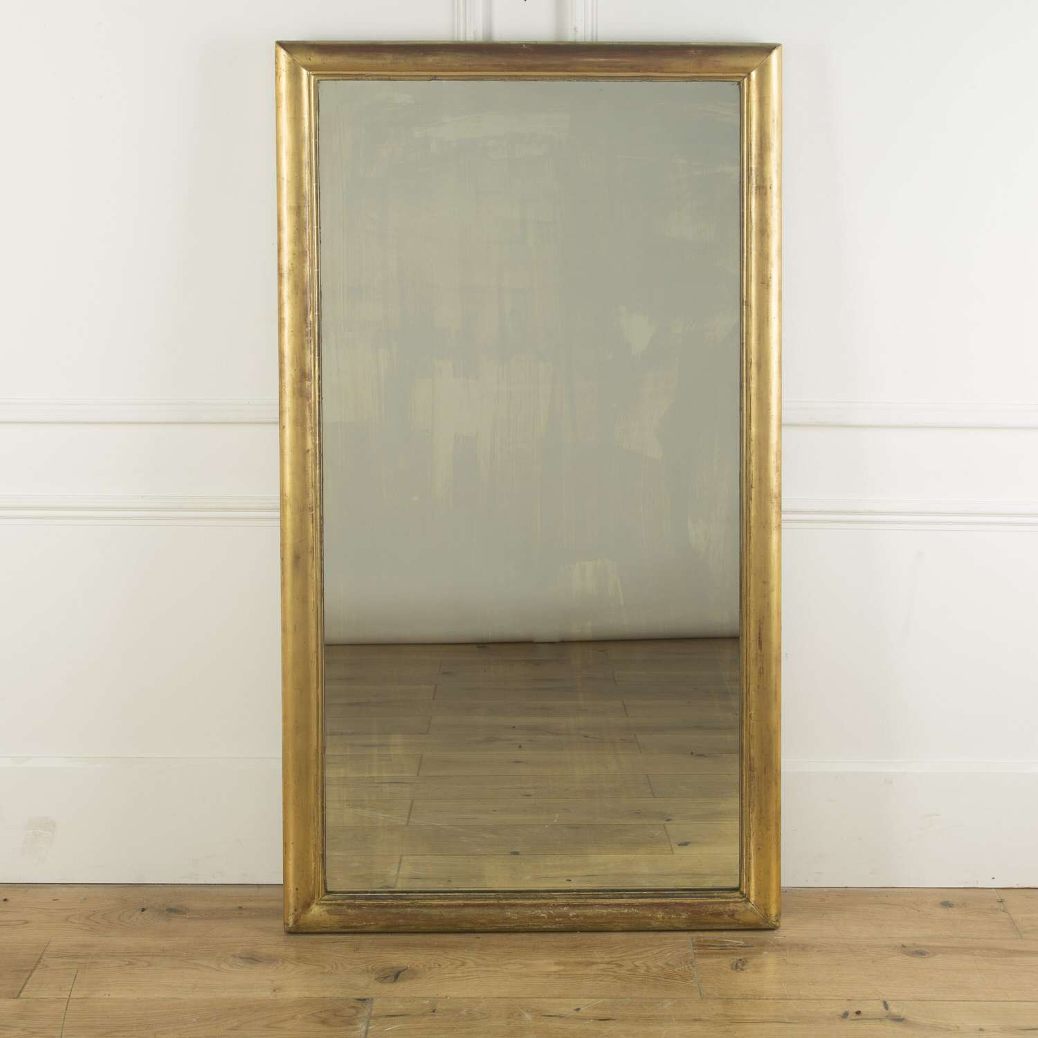 A large Giltwood mirror