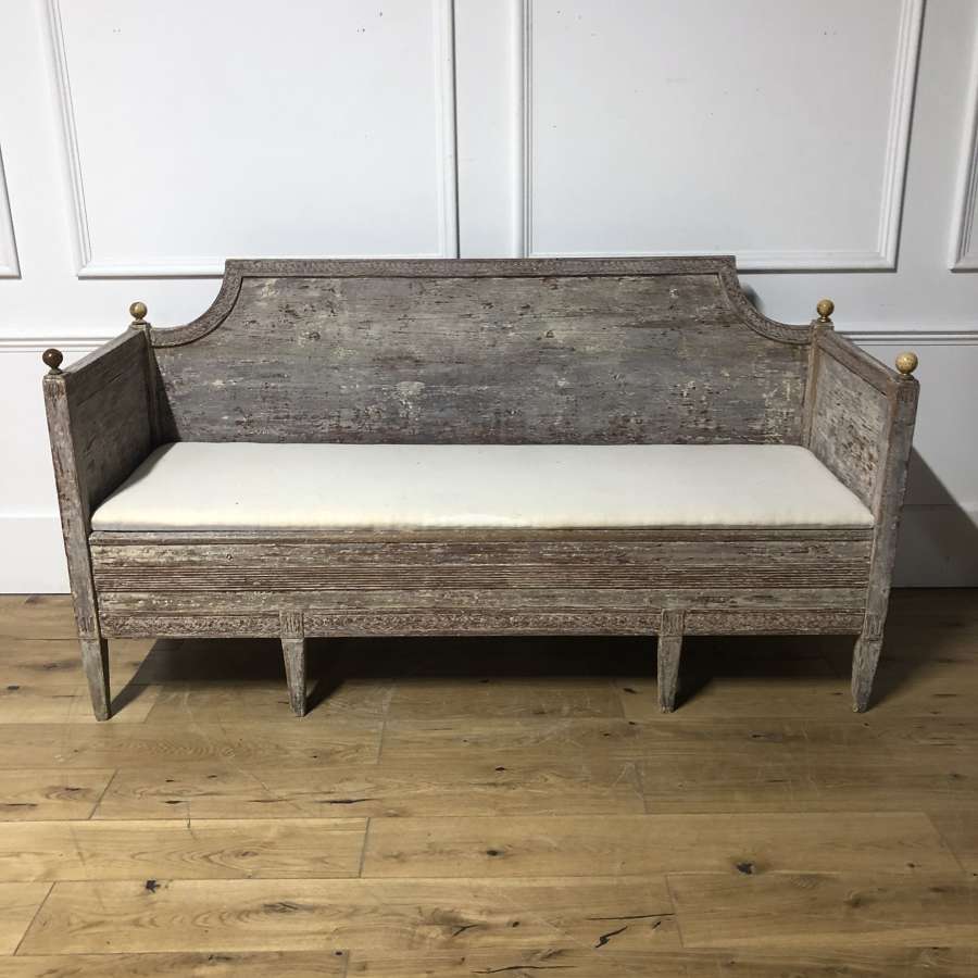 An 18thC Swedish Bench Sofa