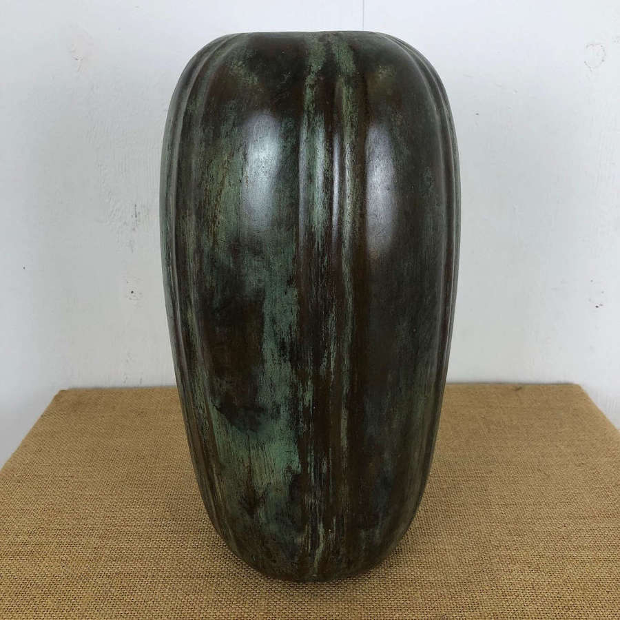 A Large Bronze Art Vase