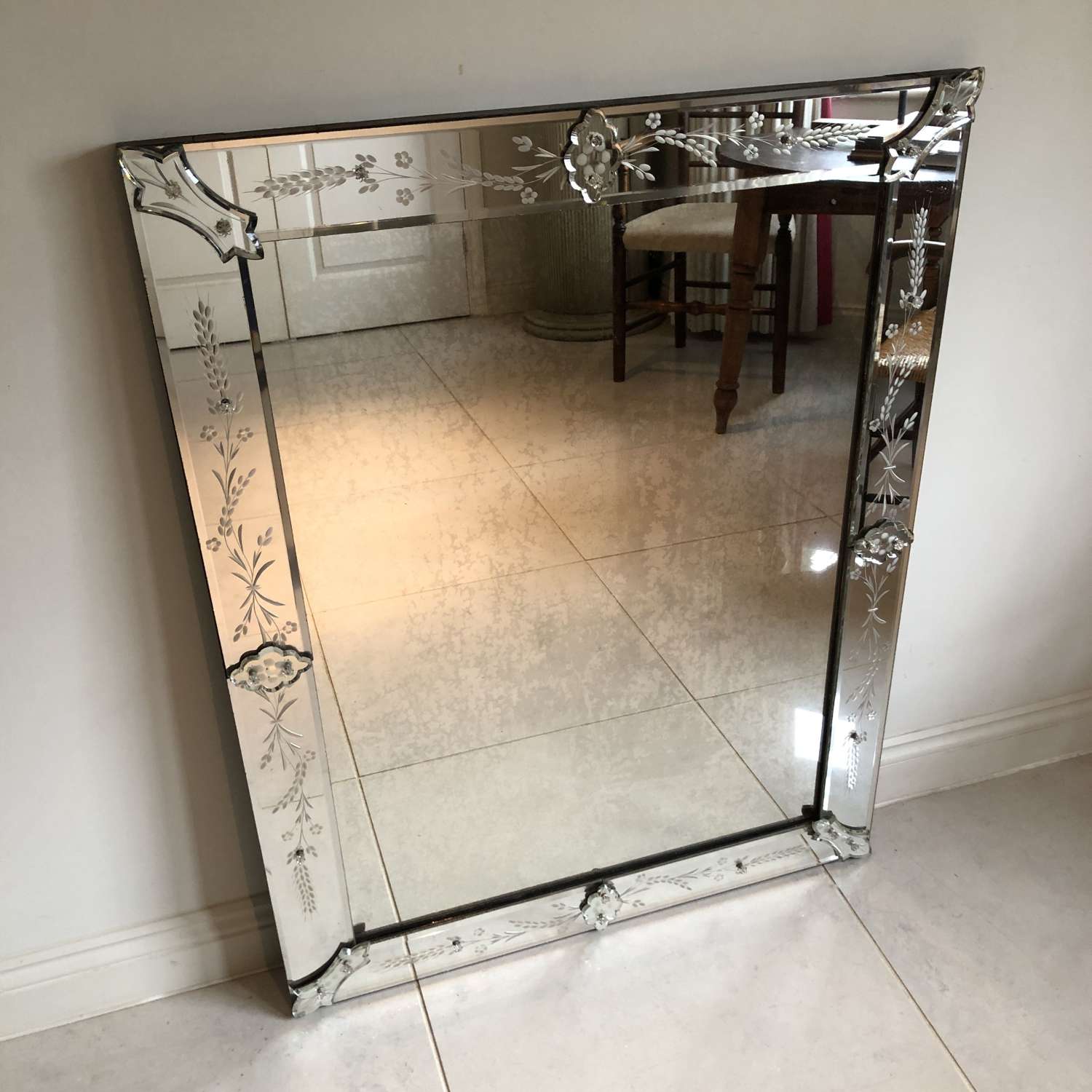 A large Venetian Mirror