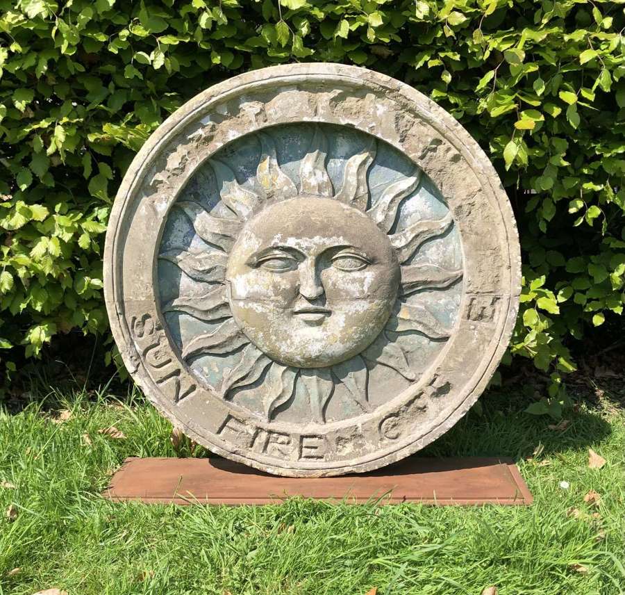 A large Stone Roundel Plaque