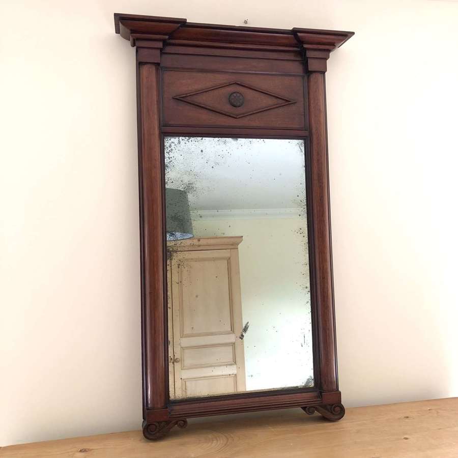 A Mahogany pier mirror