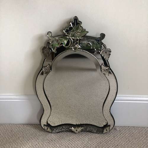 A small 19thC Venetian Mirror