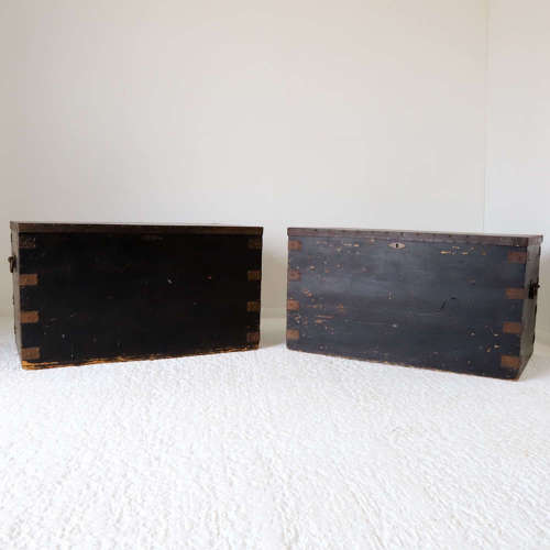 A Pair of Military Campaign Chests