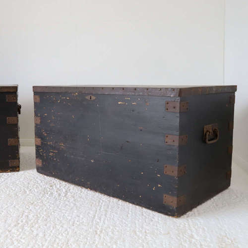 A Pair of Military Campaign Chests