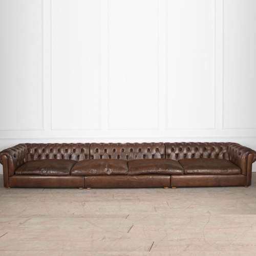 A Monumental Chesterfield Sofa