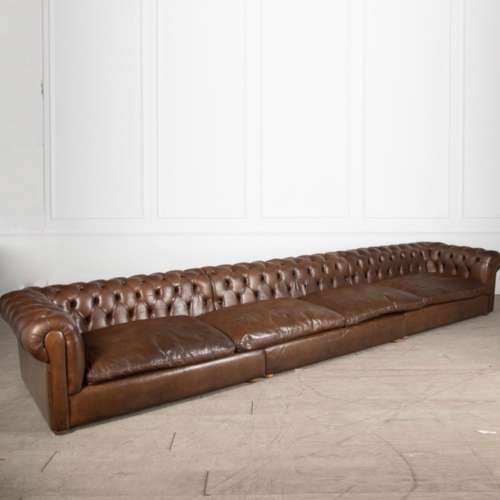 A Monumental Chesterfield Sofa