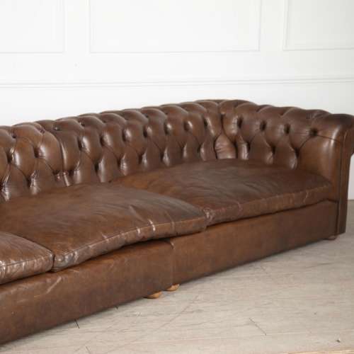 A Monumental Chesterfield Sofa