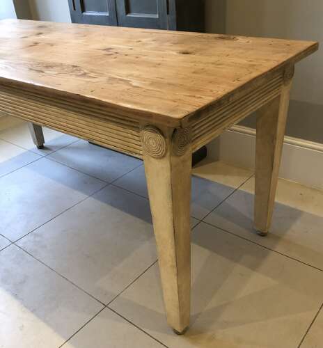 A Farmhouse Kitchen Table