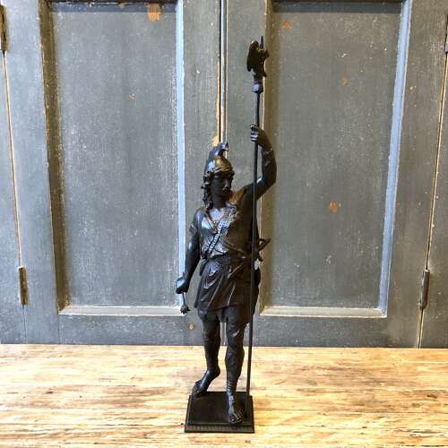 A statuette of a Warrior