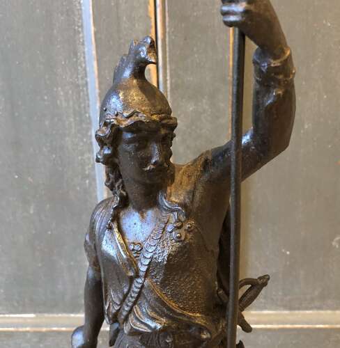 A statuette of a Warrior