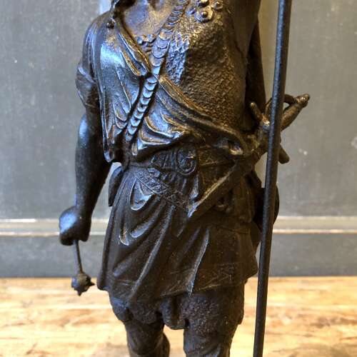 A statuette of a Warrior