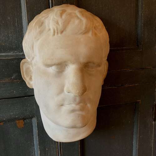 A Classical plaster wall mask