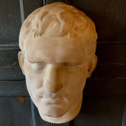 A Classical plaster wall mask