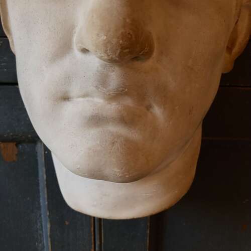A Classical plaster wall mask
