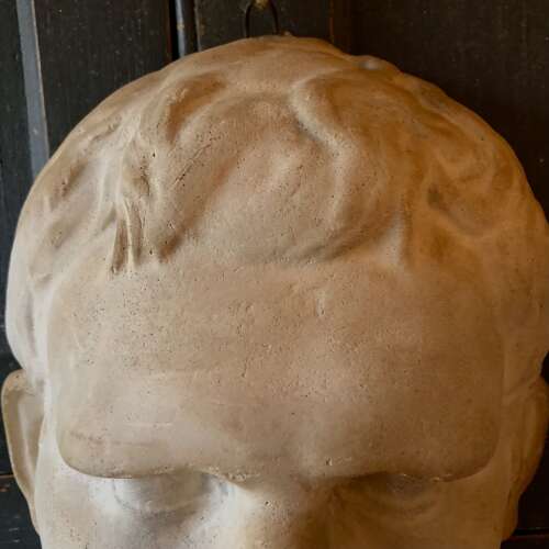 A Classical plaster wall mask